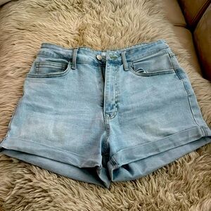Forever 21 light blue denim shorts
